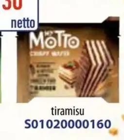 AT Motto Crispy Wafers Tiramisu oferta