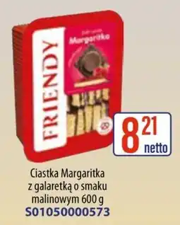 AT Ciastka Margaritka z galaretką o smaku malinowym oferta