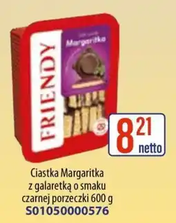 AT Ciastka Margaritka z galaretką o smaku czarnej porzeczki oferta