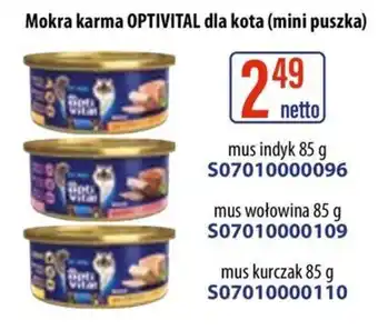 Mokra karma OPTIVITAL dla kota