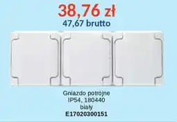 AT Gniazdo Potrójne IP54, 180440 oferta