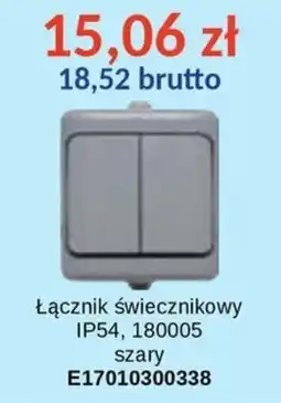 AT Łącznik świecznikowy IP54, 180005 szary oferta