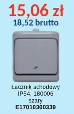 AT Łacznik schodowy IP54, 180006 szary oferta