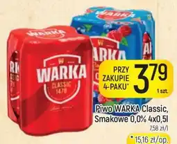 Delikatesy Piotruś Pan Piwo Warka Classic oferta