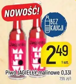 Delikatesy Piotruś Pan Piwo JAGIEŁY malinowe oferta