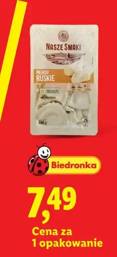 Lidl Pierogi Ruskie Nasze Smaki oferta