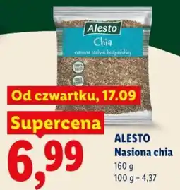Lidl Alesto Nasiona chia oferta