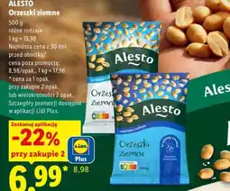 Lidl Orzeszki ziemne Alesto oferta