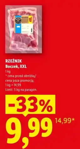 Lidl Rzeźnik Boczek, XXL oferta