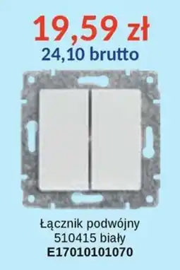 AT Łącznik podwójny 510415 biały oferta
