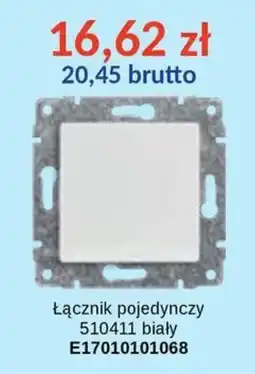 AT Łącznik pojedynczy 510411 biały oferta