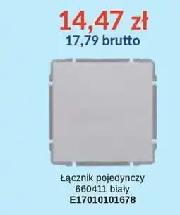 AT Łącznik pojedynczy 660411 biały oferta