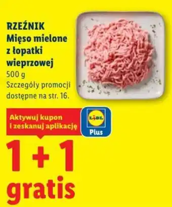Lidl Rzeźnik Mięso mielone z łopatki wieprzowej oferta