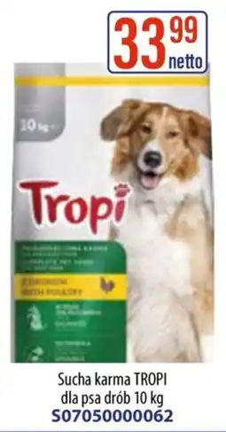AT Sucha karma TROPI dla psa drób oferta