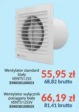 AT Wentylator standard biały oferta