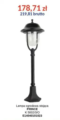 AT Lampa ogrodowa stojąca PRINCE oferta