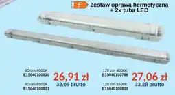 AT Zestaw oprawa hermetyczna + 2x tuba LED oferta