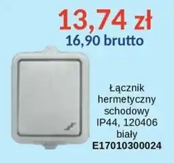 AT Łącznik hermetyczny schodowy IP44, 120406 biały oferta