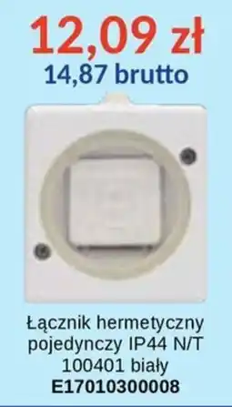 AT Łącznik hermetyczny pojedynczy IP44 N/T oferta