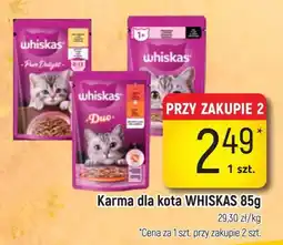Delikatesy Piotruś Pan Karma dla kota WHISKAS oferta