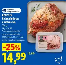 Lidl Rzeźnik Rolada indycka z pietruszką oferta