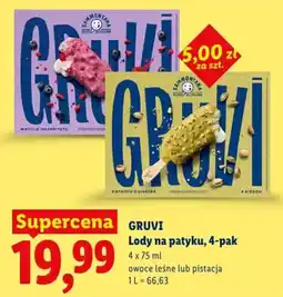 Lidl GRUVI Lody na patyku oferta