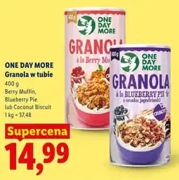 Lidl Granola w tubie One Day More oferta