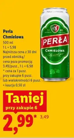 Lidl Perła Chmielowa oferta