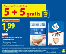 Lidl Kuchnia Lidl/Polski Cukier Cukier biały kryształ oferta