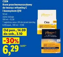 Lidl Krem przeciwzmarszczkowy do twarzy z witaminą C i koenzymem Q10 oferta