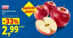 Lidl Polskie jabłka czerwone, luzem oferta