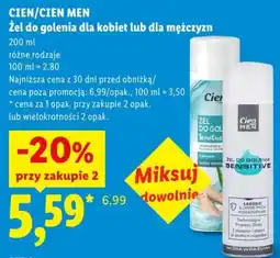 Lidl Żel do golenia Cien oferta