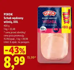 Lidl Schab wędzony wiśnia, XXL oferta