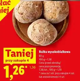 Lidl Bułka wysokobiałkowa oferta