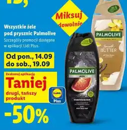Lidl Palmolive żele pod prysznic oferta