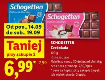 Lidl Schogetten Czekolada oferta