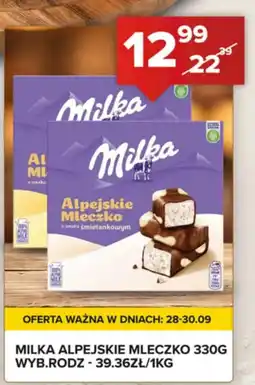 Spiżarnia Smakosza Milka Alpejskie Mleczko oferta