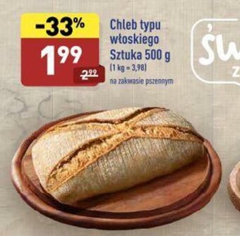 ALDI Chleb typu włoskiego 500g oferta