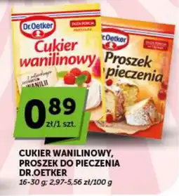 Groszek Cukier wanilinowy, Proszek do pieczenia Dr. Oetker oferta