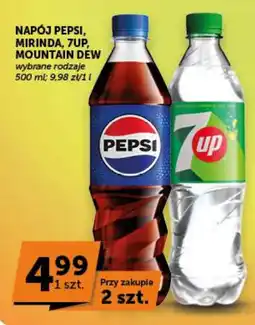 Groszek Napój Pepsi, Mirinda, 7up, Mountain Dew oferta