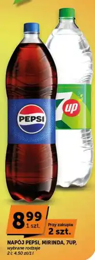 Groszek Napój Pepsi, Mirinda, 7Up, wybrane rodzaje oferta