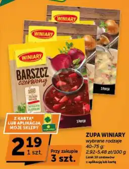 Groszek Zupa Winiary Barszcz Czerwony oferta