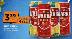 Groszek Piwo Warka oferta