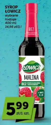 Groszek Syrop Łowicz Malina oferta