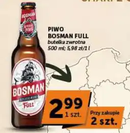 Groszek Piwo Bosman Full oferta
