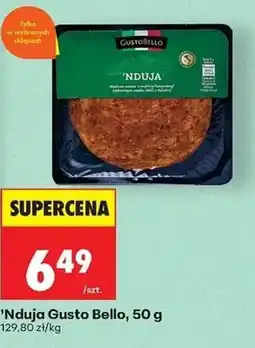 Biedronka 'Nduja Gusto Bello oferta