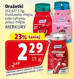 Prim Market Drażetki truskawka-mięta, cola-cytryna, arbuz-mięta MERKURY oferta
