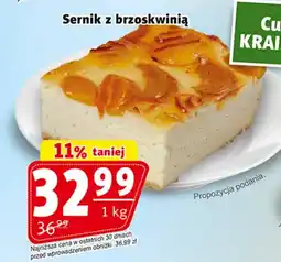 Prim Market Sernik z brzoskwinia oferta