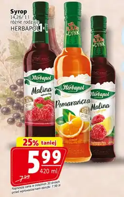 Prim Market Syrup Herbapol oferta