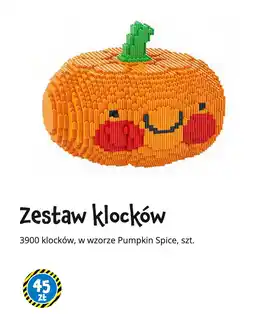 Tedi Zestaw klocków, we wzorze Pumpkin Spice, 3900 klocków oferta
